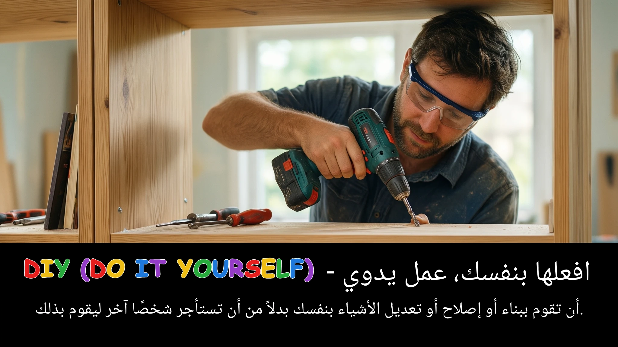 Arabic Illustration for DIY (do it yourself)
